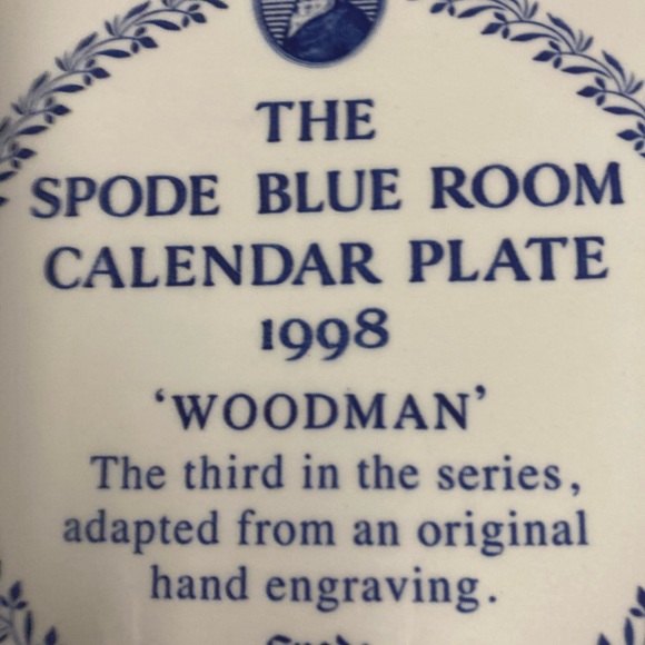 Spode Blue Room Calendar Plates - Picture 6 of 9